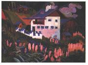 Ernst Ludwig Kirchner House in the meadows Germany oil painting artist